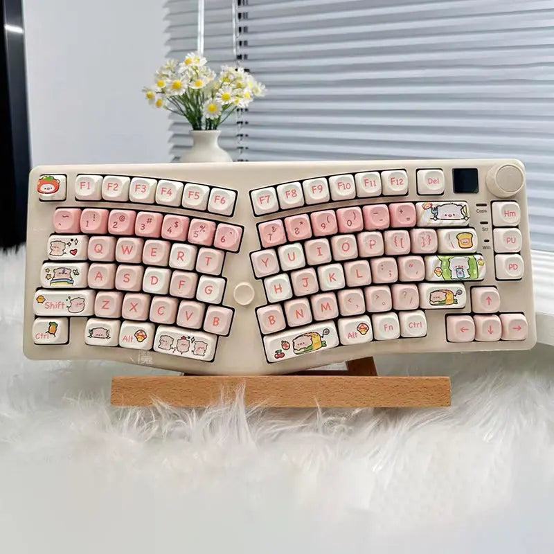 WhatGeek x LEOBOG Alice A75 Wireless Mechanical Keyboard - keycapcovers