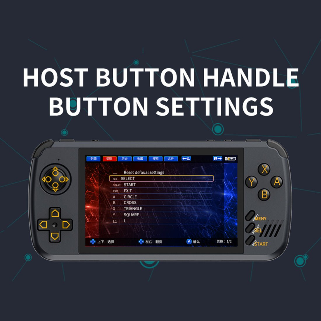 PowkiddyX39 PRO 4.5-Inch 64G Handheld Game Console