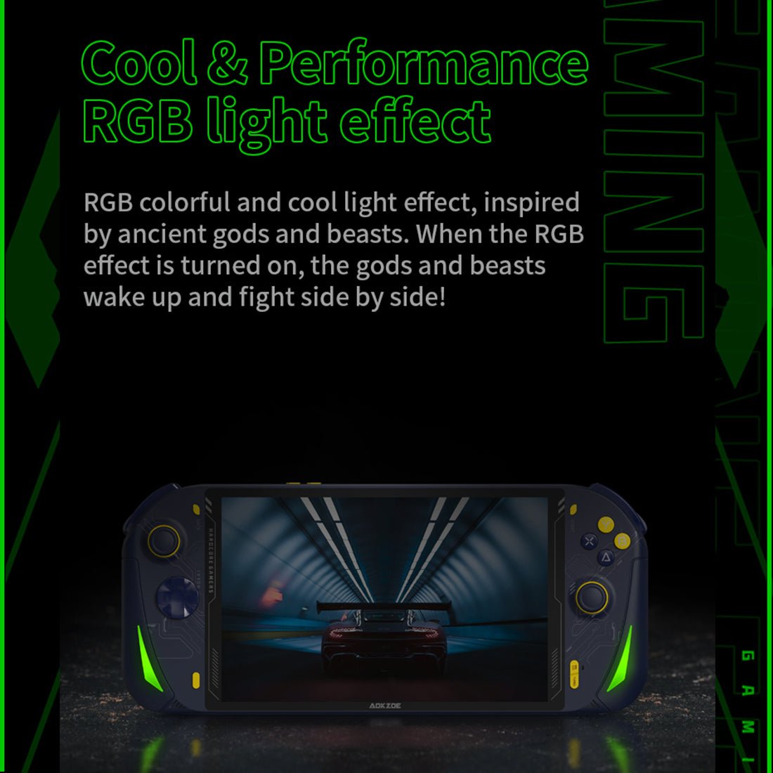AOKZOE A1 AMD 6800U Pocket PC Gaming Handheld