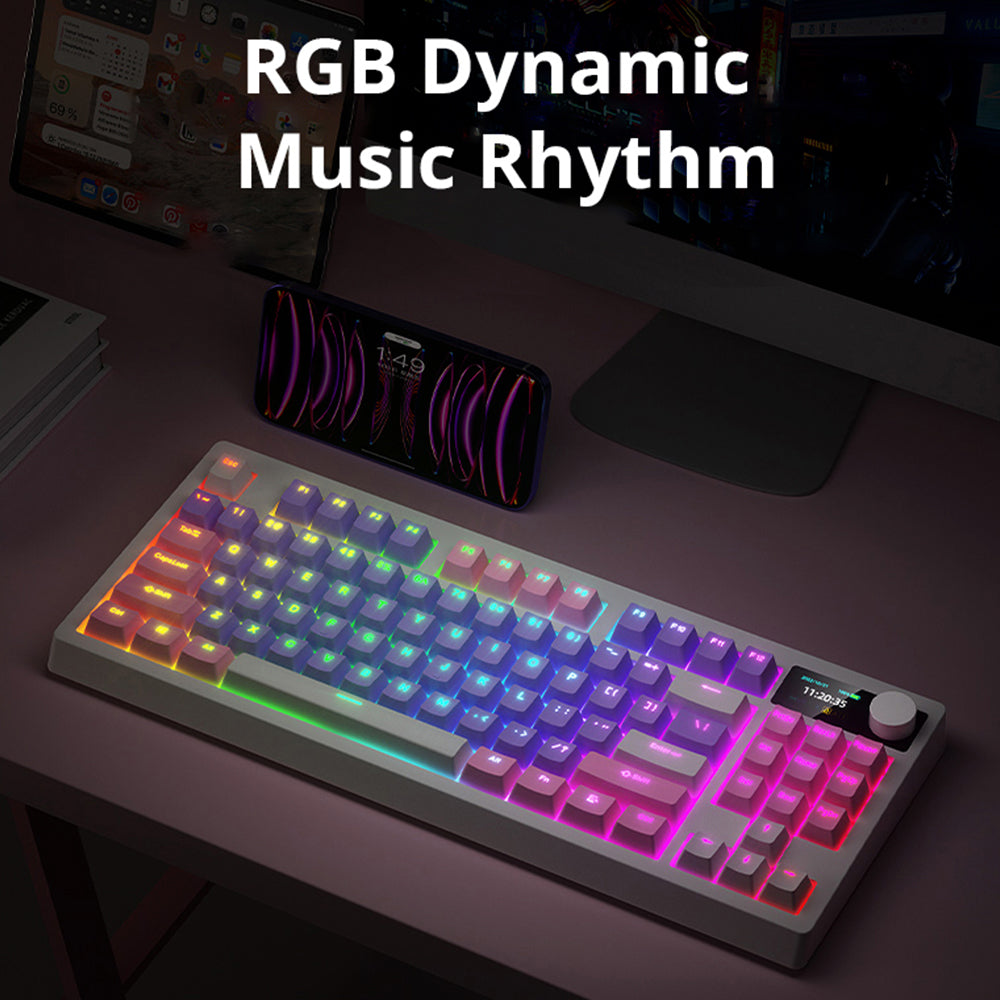 iBlancod YK830 Wireless Mechanical Keyboard - keycapcovers