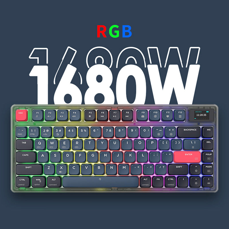 Ajazz AK832 Pro Low Profile Mechanical Keyboard - keycapcovers