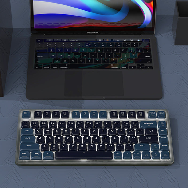 Ajazz AK832 Pro Low Profile Mechanical Keyboard - keycapcovers