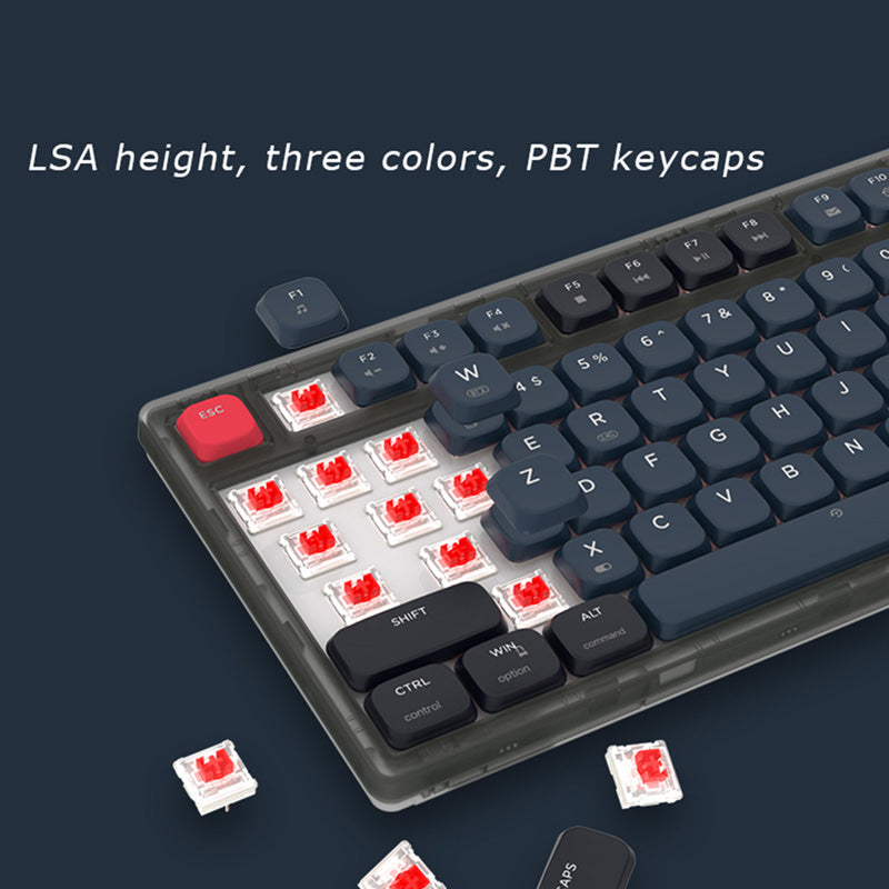 Ajazz AK832 Pro Low Profile Mechanical Keyboard - keycapcovers