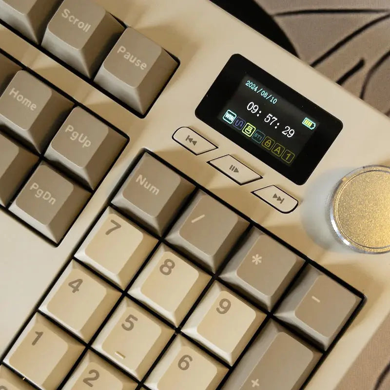 Ajazz AK35I V3 MAX TFT Color Screen Wireless Mechanical Keyboard Ajazz