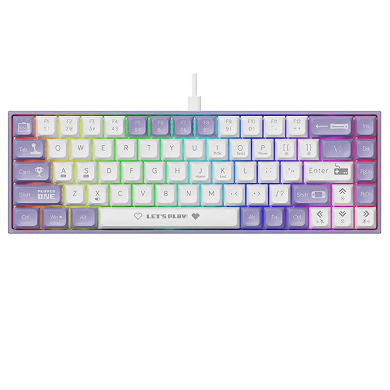 Ajazz AK680 Mechanical Keyboard - keycapcovers