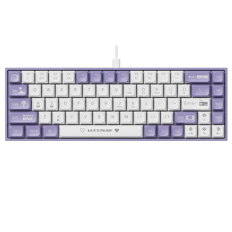 Ajazz AK680 Mechanical Keyboard - keycapcovers