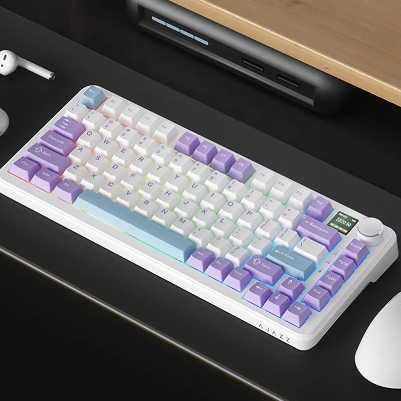 Ajazz AK820 Max Wireless Mechanical Keyboard 2024 New Ajazz
