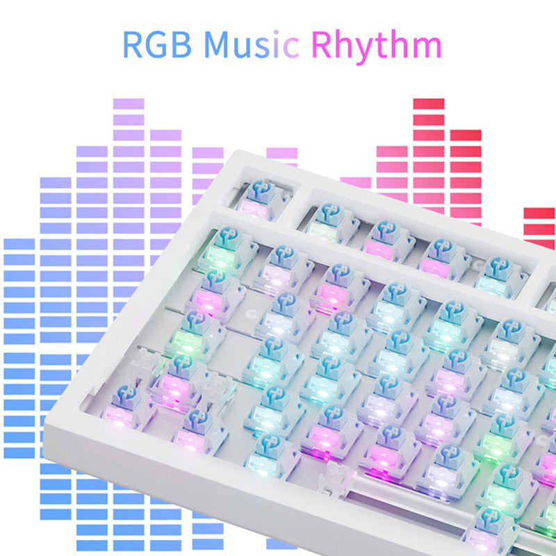 Ajazz AK820 Pro Mechanical Keyboard Creamy Keyboard - keycapcovers