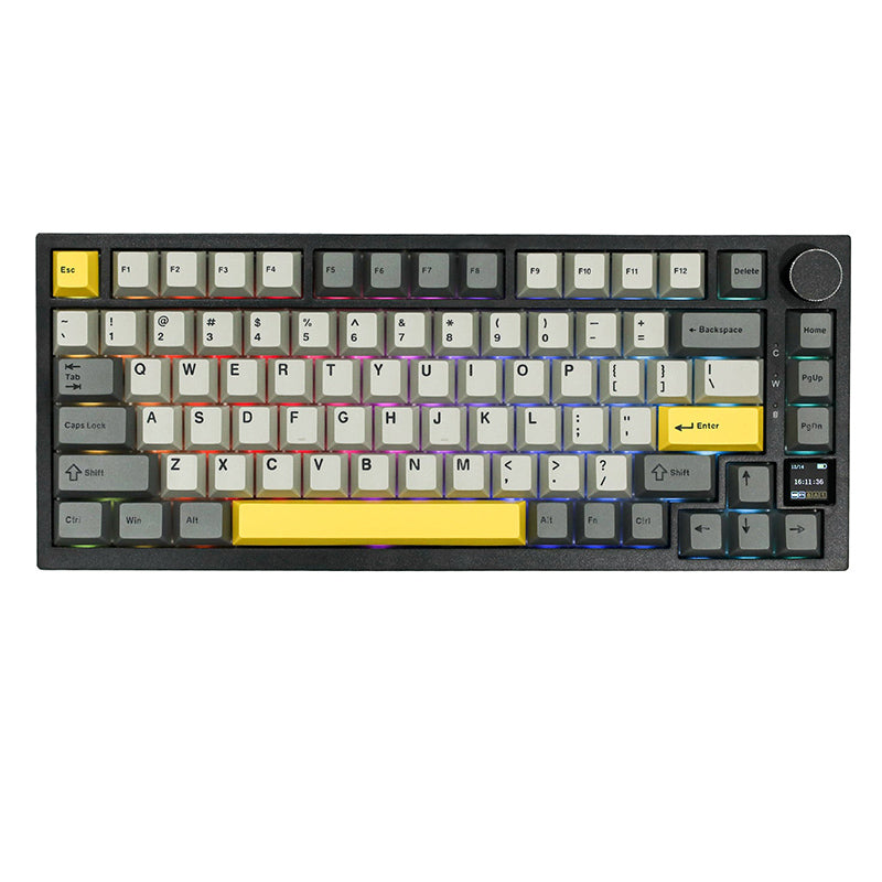 Ajazz AK820 Pro Mechanical Keyboard Creamy Keyboard - keycapcovers