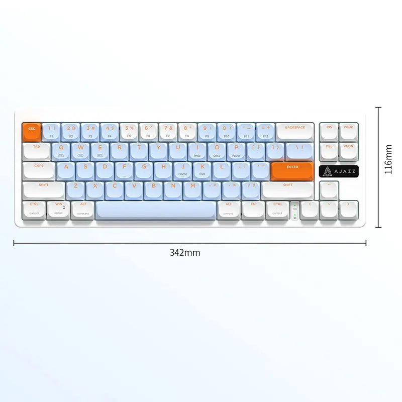 Ajazz AKL680 Wireless Low Profile Mechanical Keyboard - keycapcovers