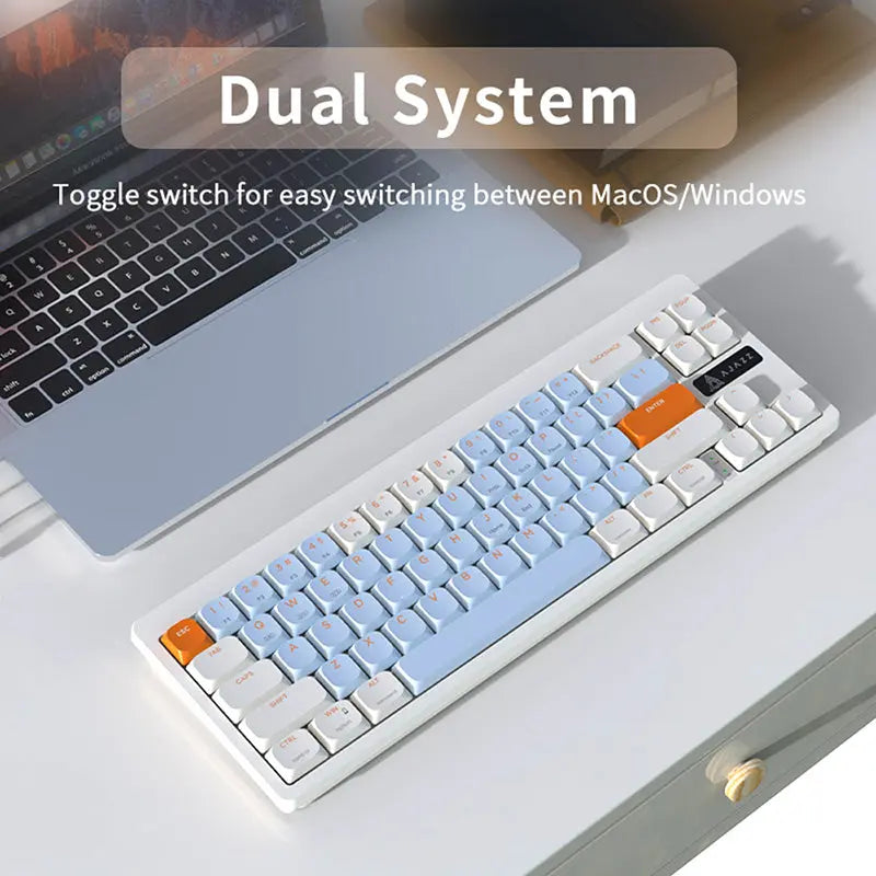 Ajazz AKL680 Wireless Low Profile Mechanical Keyboard - keycapcovers