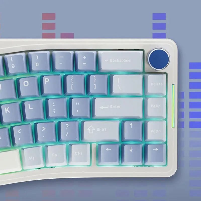 Ajazz AKS068 Alice VIA Mechanical Keyboard - keycapcovers