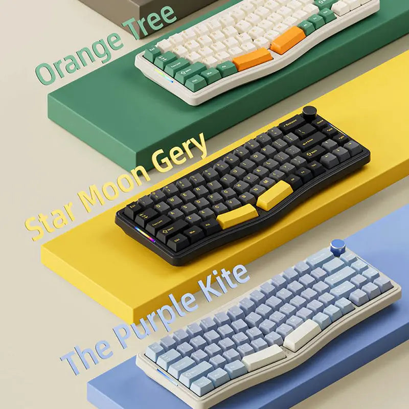 Ajazz AKS068 Alice VIA Mechanical Keyboard - keycapcovers