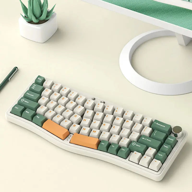 Ajazz AKS068 Alice VIA Mechanical Keyboard - keycapcovers