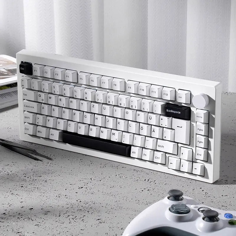 Akko 5075B Plus ISO Layout Wireless Mechanical Keyboard - keycapcovers