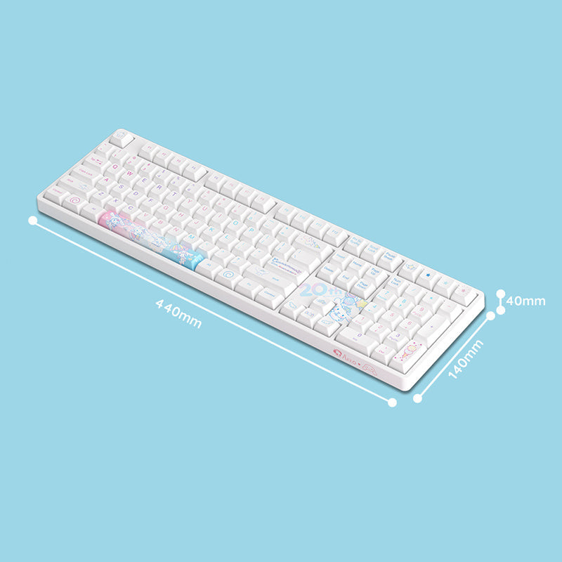 Akko Cinnamoroll 20th Anniversary 3108RF Wireless Mechanical Keyboard - keycapcovers