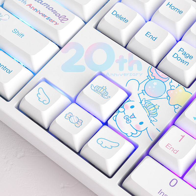 Akko Cinnamoroll 20th Anniversary 3108RF Wireless Mechanical Keyboard - keycapcovers