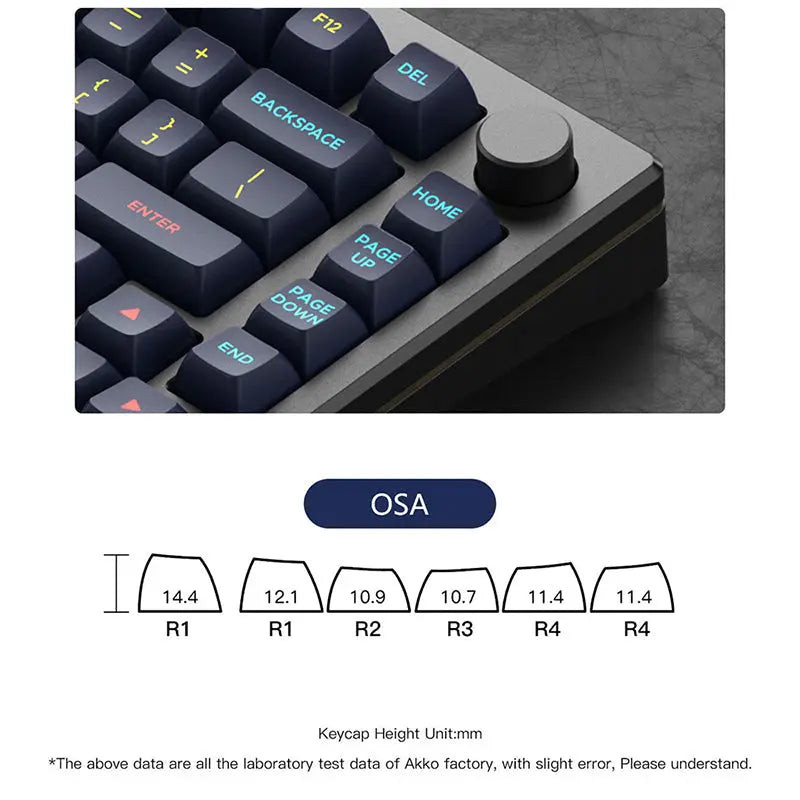 Akko MOD007B-HE Aluminium Magnetic Switches Wireless Mechanical Keyboard - keycapcovers