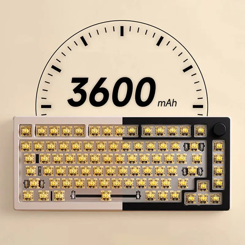 Akko MOD007B-HE Aluminium Magnetic Switches Wireless Mechanical Keyboard - keycapcovers