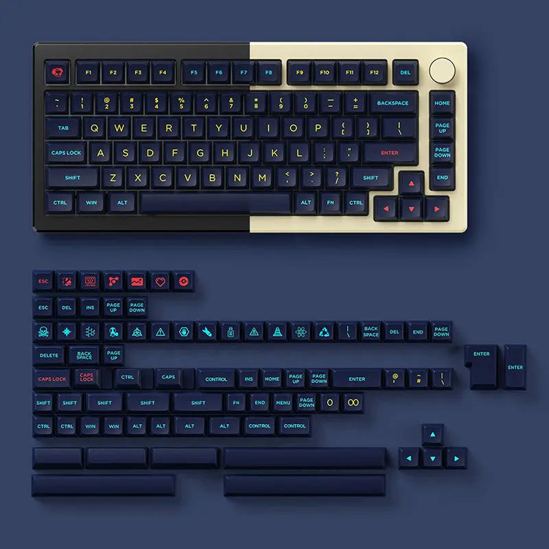 Akko MOD007B-HE Aluminium Magnetic Switches Wireless Mechanical Keyboard - keycapcovers