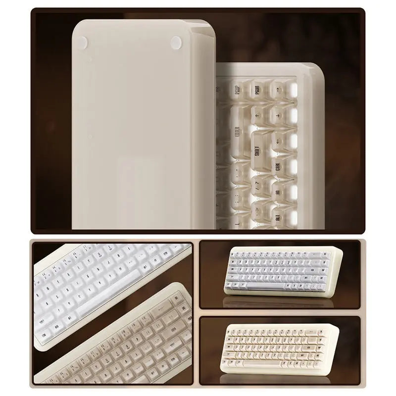 Akko YU01 Resin Wireless Mechanical Keyboard - keycapcovers
