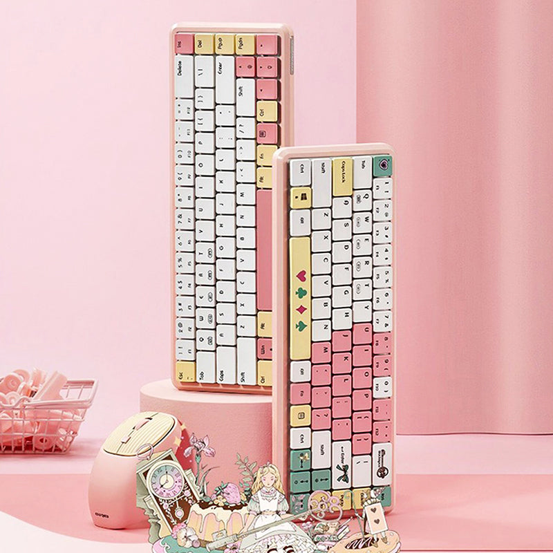 ColorReco CR-KB10 Alice Low profile Wireless Mechanical Keyboard - keycapcovers