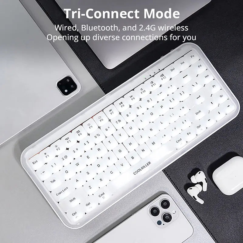 CoolKiller Balloon84 Low Profile Mechanical Keyboard - keycapcovers