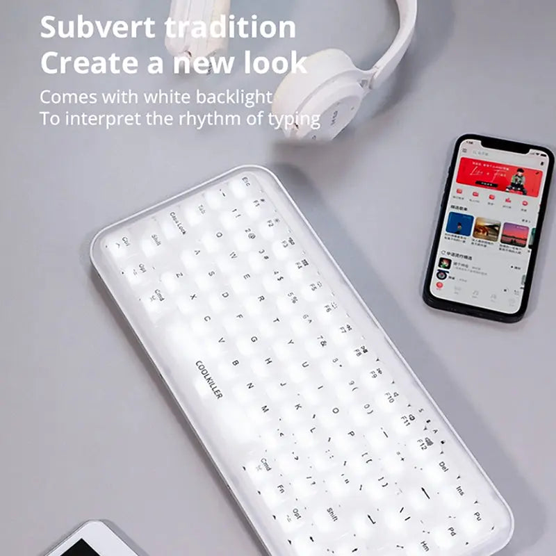 CoolKiller Balloon84 Low Profile Mechanical Keyboard - keycapcovers