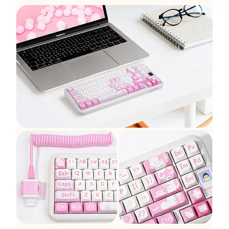 CoolKiller ROCOCO Wireless Mechanical Keyboard - keycapcovers