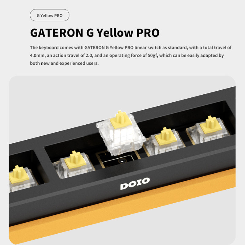 DOIO KB12-01 Macro Keyboard VIA Macro Pad - keycapcovers