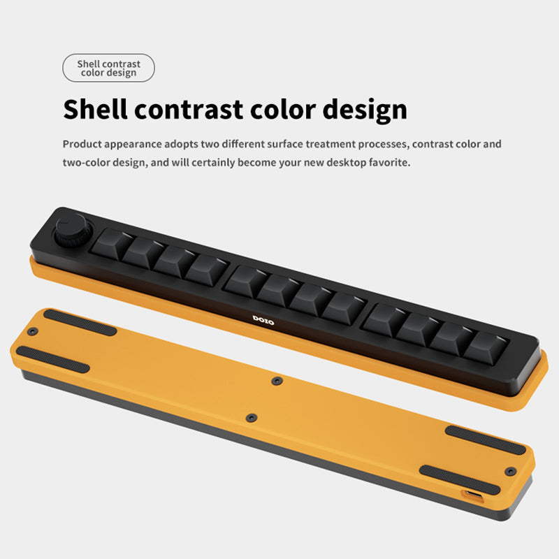DOIO KB12-01 Macro Keyboard VIA Macro Pad - keycapcovers