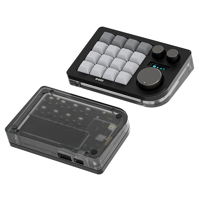 DOIO KB16B-02 Macro Keyboard Updated Macro Pad - keycapcovers