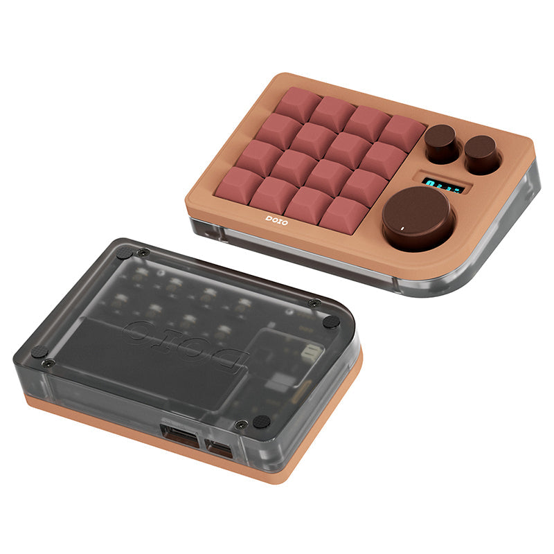 DOIO KB16B-02 Macro Keyboard Updated Macro Pad - keycapcovers