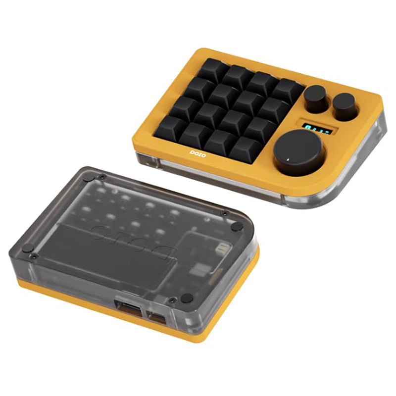 DOIO KB16B-02 Macro Keyboard Updated Macro Pad - keycapcovers