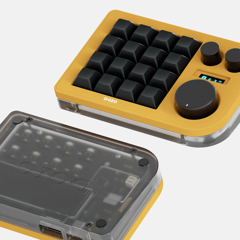 DOIO KB16B-02 Macro Keyboard Updated Macro Pad - keycapcovers