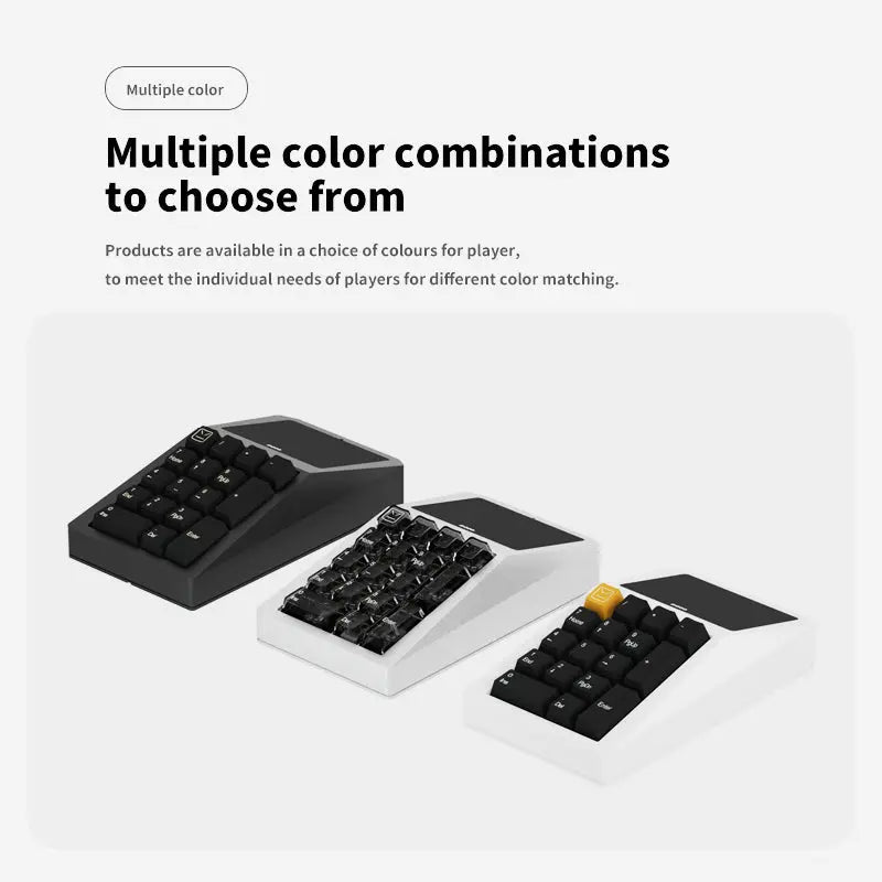 DOIO KB17-B01 QMK/VIA Macro Keyboard Dual-mode Mechanical Keyboard Kit - keycapcovers