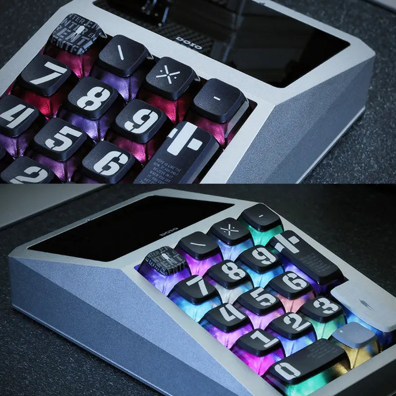 DOIO KB17-B01 QMK/VIA Macro Keyboard Dual-mode Mechanical Keyboard Kit - keycapcovers
