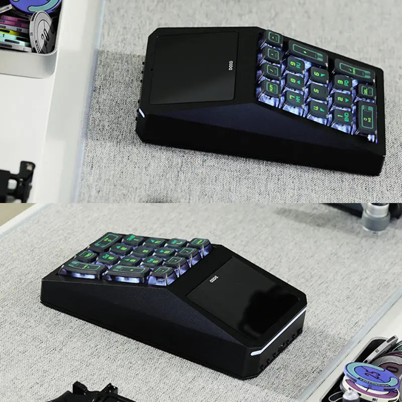 DOIO KB17-B01 QMK/VIA Macro Keyboard Dual-mode Mechanical Keyboard Kit - keycapcovers