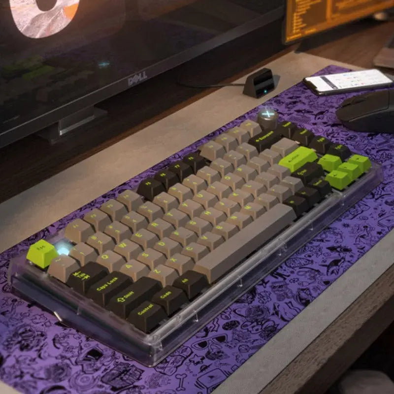 Darmoshark TOP75 Wireless Mechanical Keyboard With TFT Screen - keycapcovers