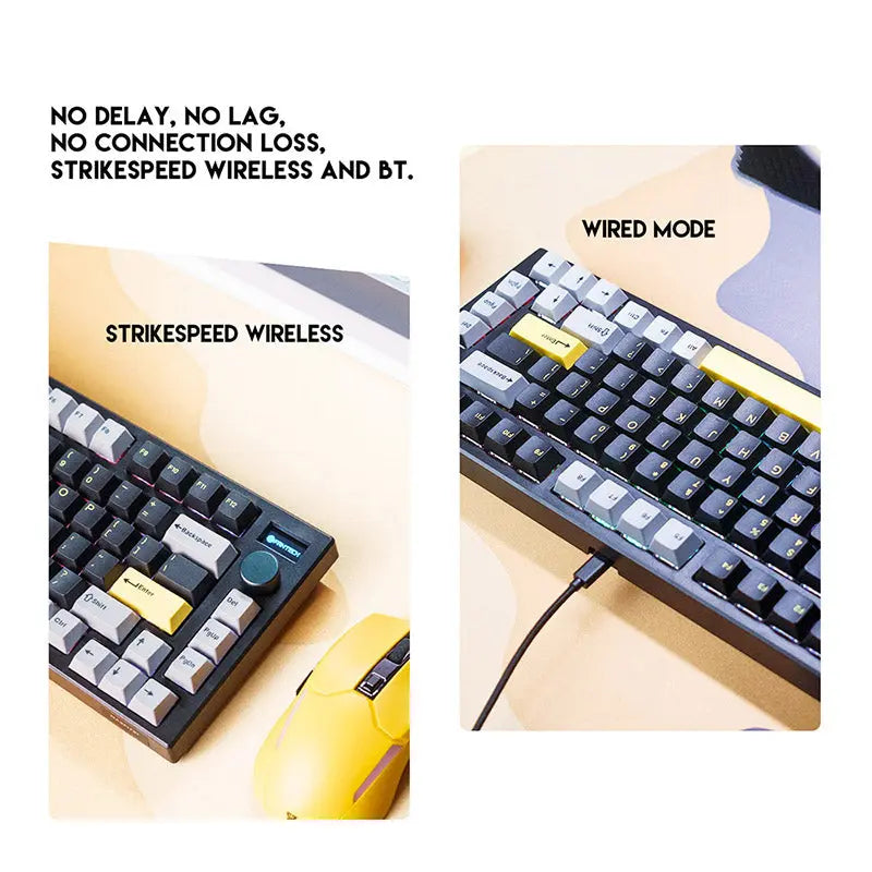 FANTECH MAXFIT81 MK910 Wireless Mechanical Keyboard - keycapcovers