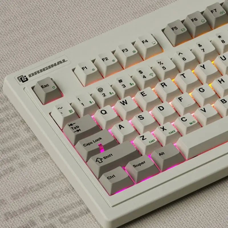 FL¡¤ESPORTS OG104 Retro Wireless Mechanical Keyboard - keycapcovers