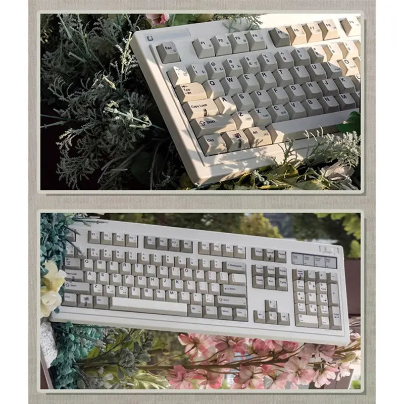 FL¡¤ESPORTS OG104 Retro Wireless Mechanical Keyboard - keycapcovers