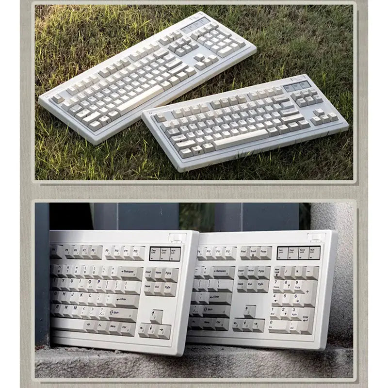 FL¡¤ESPORTS OG104 Retro Wireless Mechanical Keyboard - keycapcovers