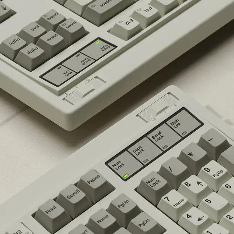 FL¡¤ESPORTS OG104 Retro Wireless Mechanical Keyboard - keycapcovers