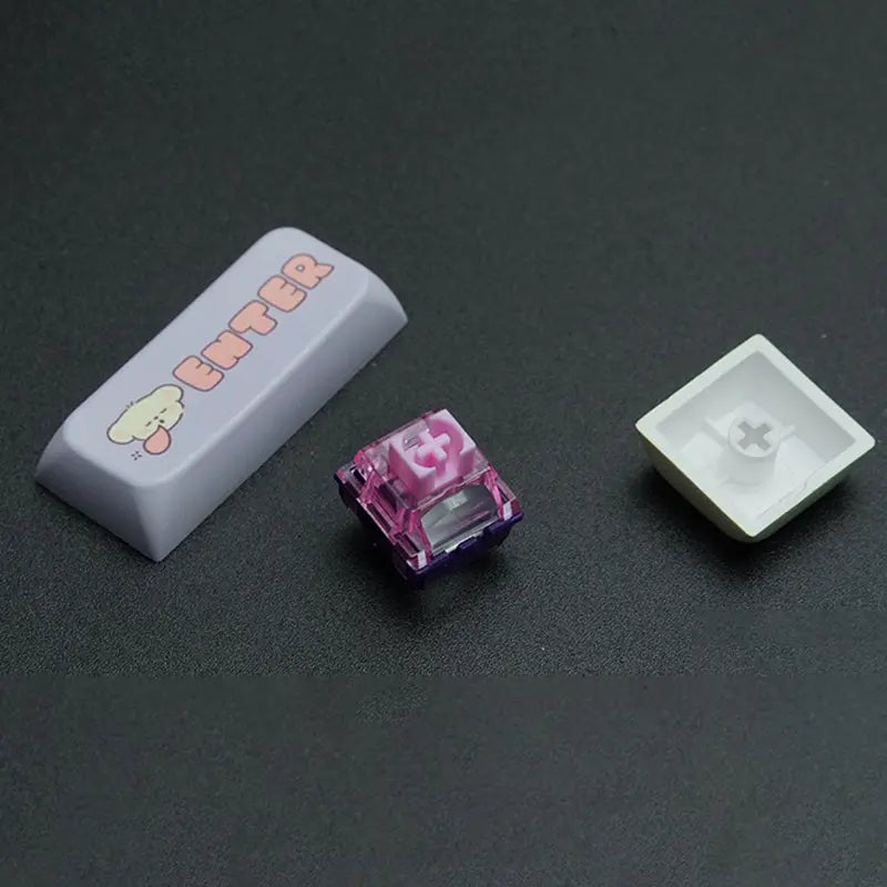 FOPATO D68 Playful & Cute Wireless Mechanical Keyboard - keycapcovers