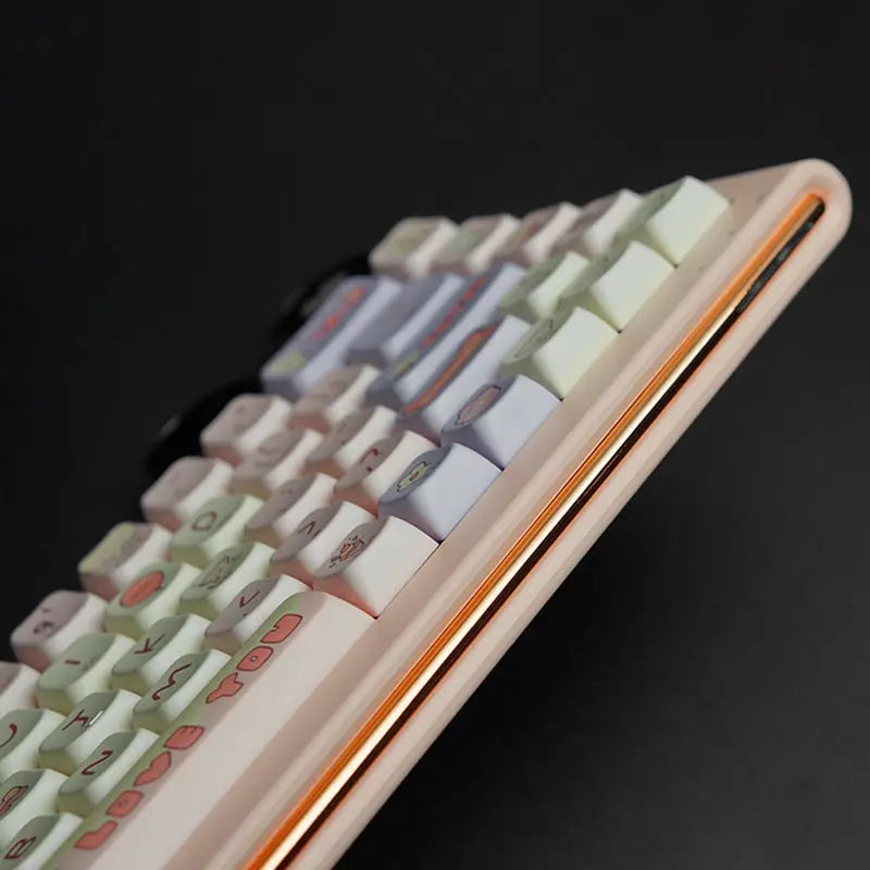FOPATO D68 Playful & Cute Wireless Mechanical Keyboard - keycapcovers