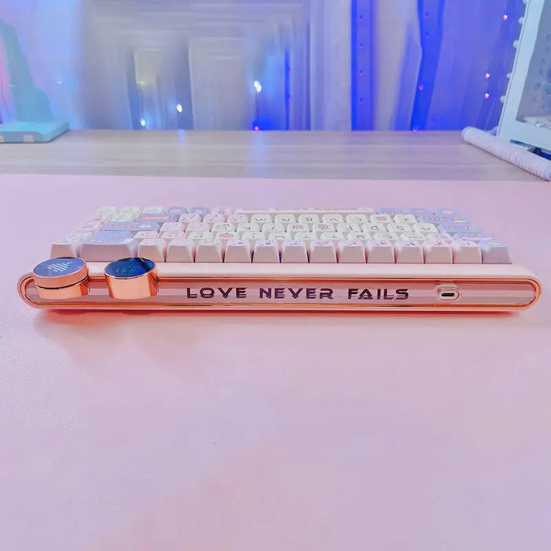FOPATO D68 Playful & Cute Wireless Mechanical Keyboard - keycapcovers
