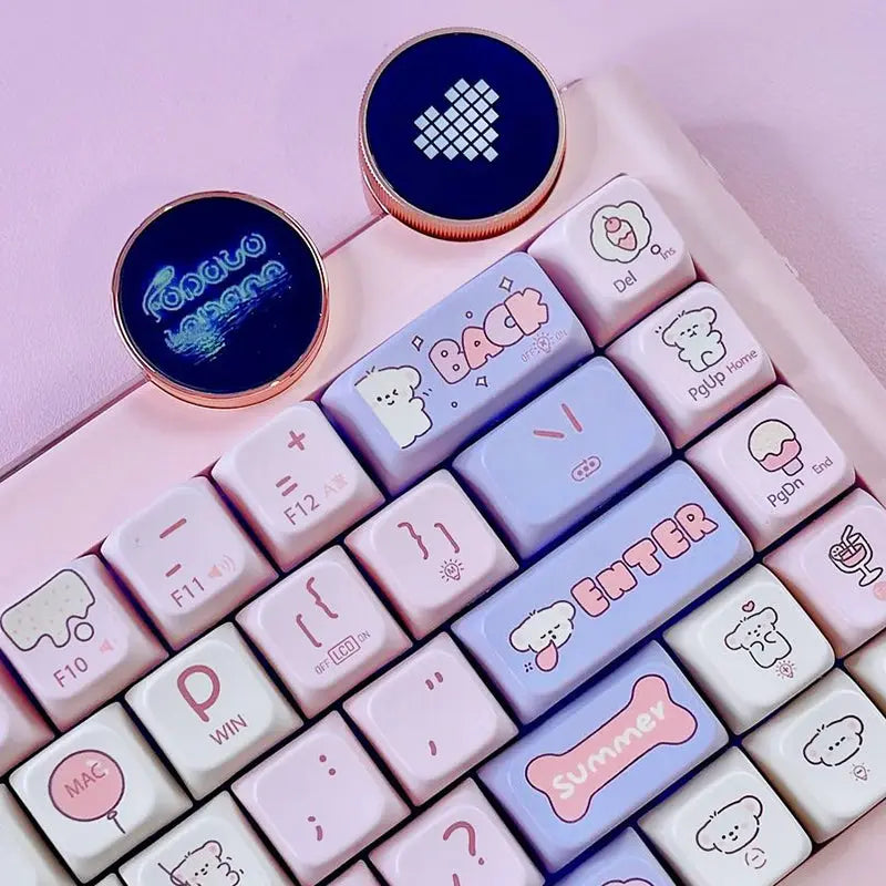 FOPATO D68 Playful & Cute Wireless Mechanical Keyboard - keycapcovers