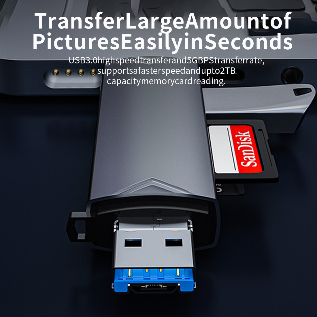 USB Type-C 3.0 Card Reader