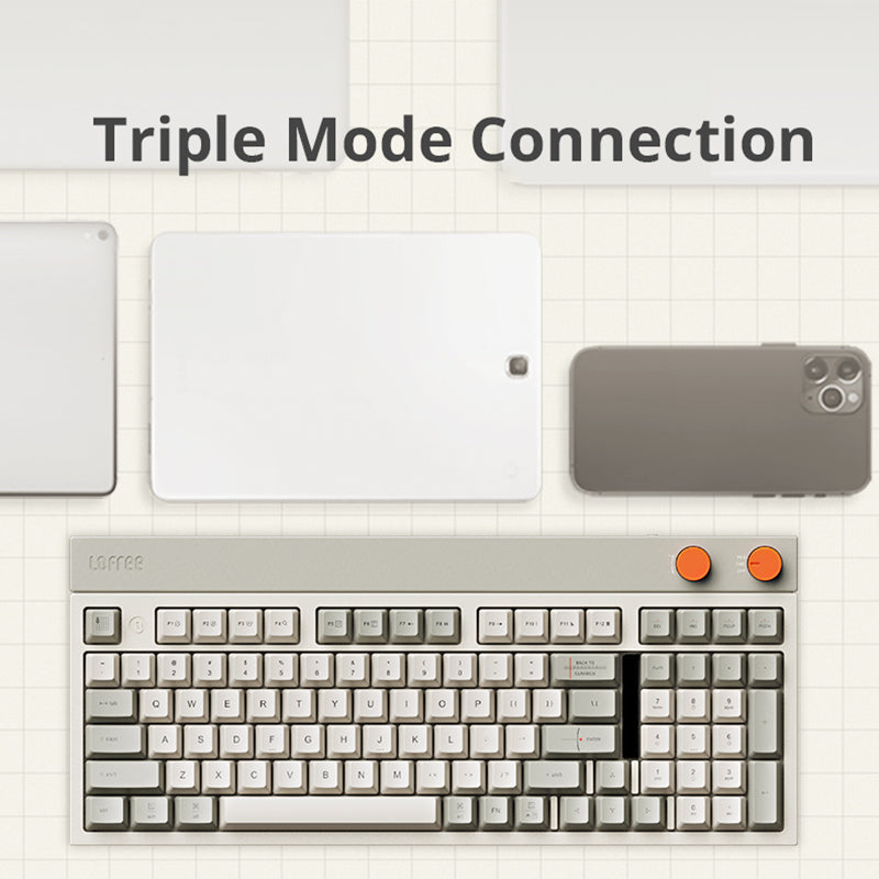 Lofree Block 98 Wireless Mechanical Keyboard - keycapcovers